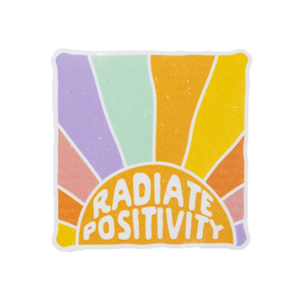 Radiate Positivity Sun Sticker